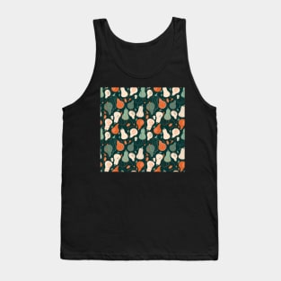 Seamless pattern with stylish pumpkins Tank Top